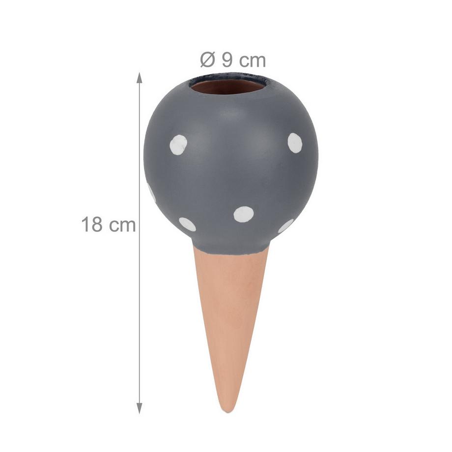 B2X  Große Tonkegel zur Bewässerung 4er Set 