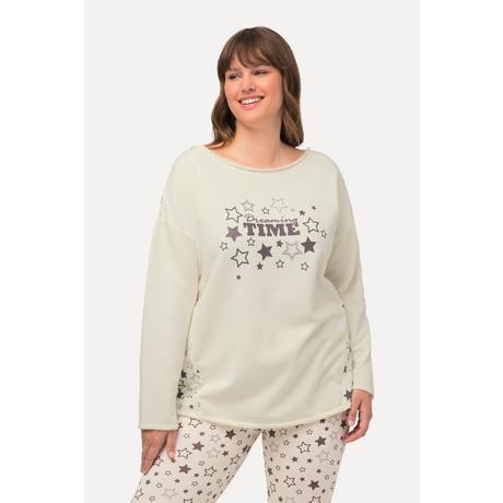 Ulla Popken Felpa Loungewear Oversize Girocollo Maniche Lunghe  