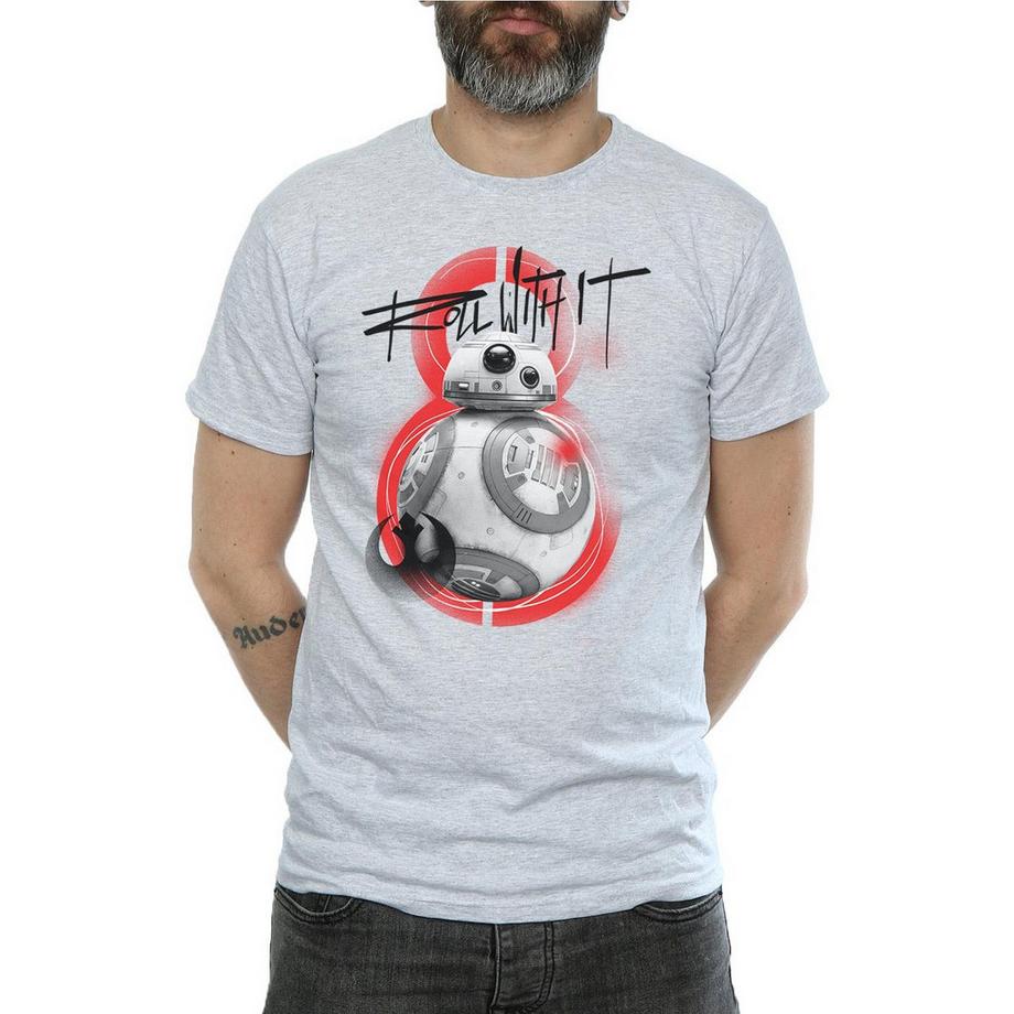 STAR WARS The Last Jedi Roll With It T-Shirt  