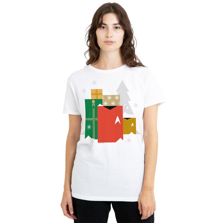 Star Trek  T-Shirt  Weihnachtliches Design 