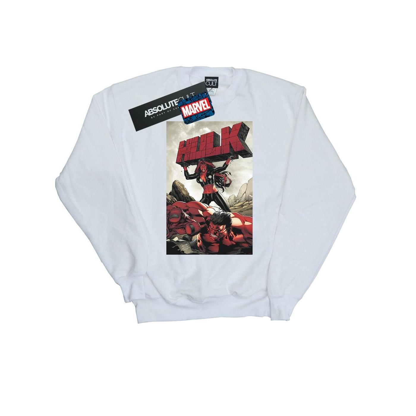 MARVEL  Red Hulk Cover Sweatshirt 