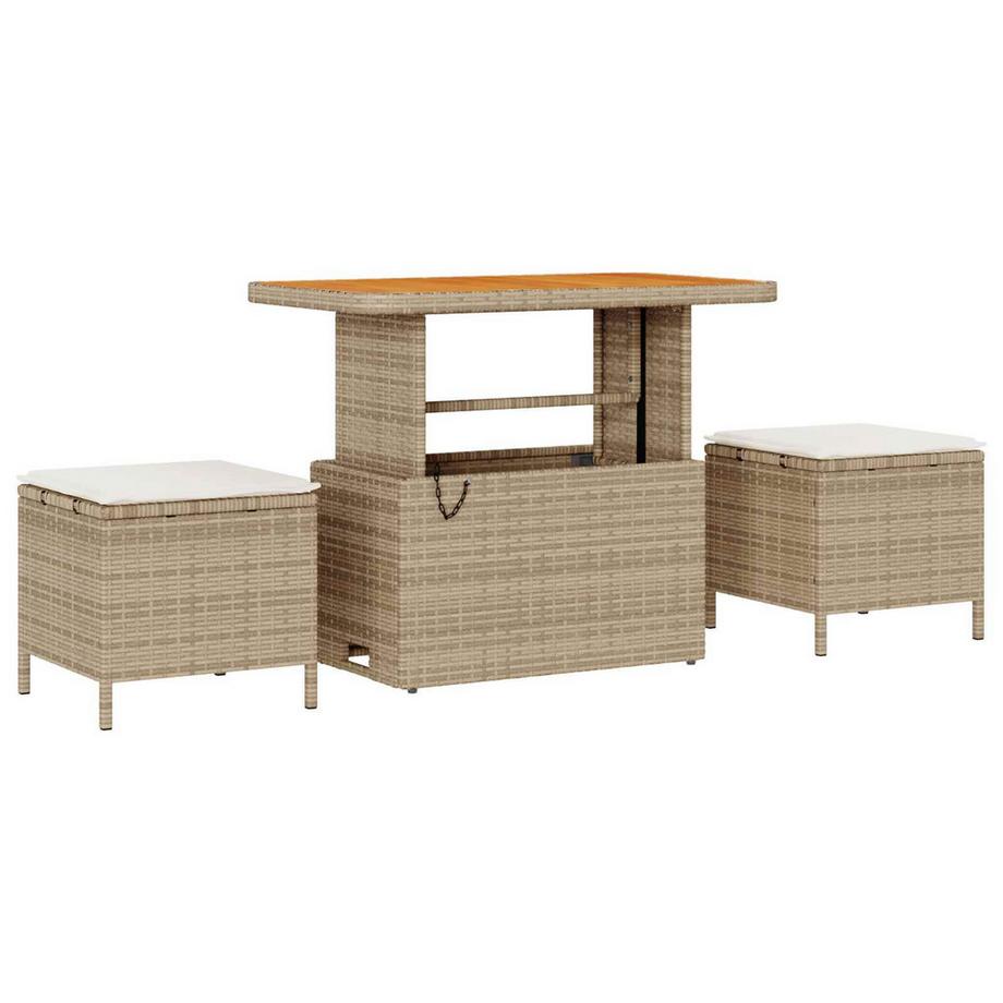 VidaXL Gartensofa-set poly-rattan  