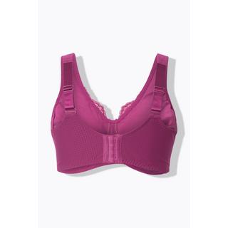 Ulla Popken Reggiseno sostenitivo senza ferretto pizzo coppa C-G  