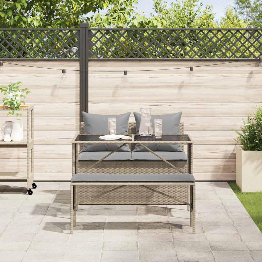 VidaXL Garten essgruppe poly-rattan  