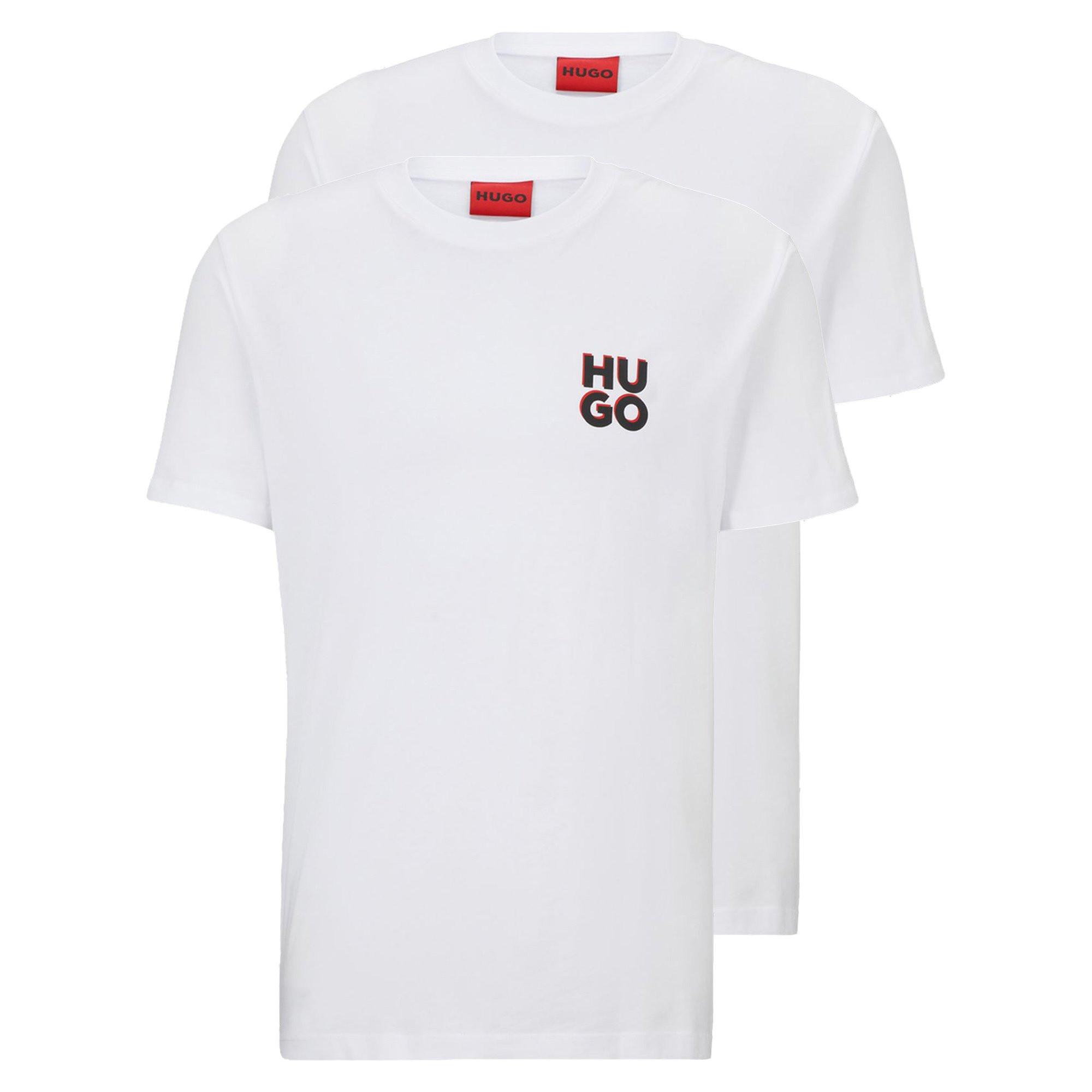 HUGO Dimento 2er Pack Bequem sitzendes T-Shirt  