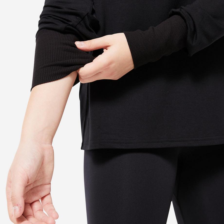 DOMYOS  Felpa donna modern dance - fluida fibra modal 