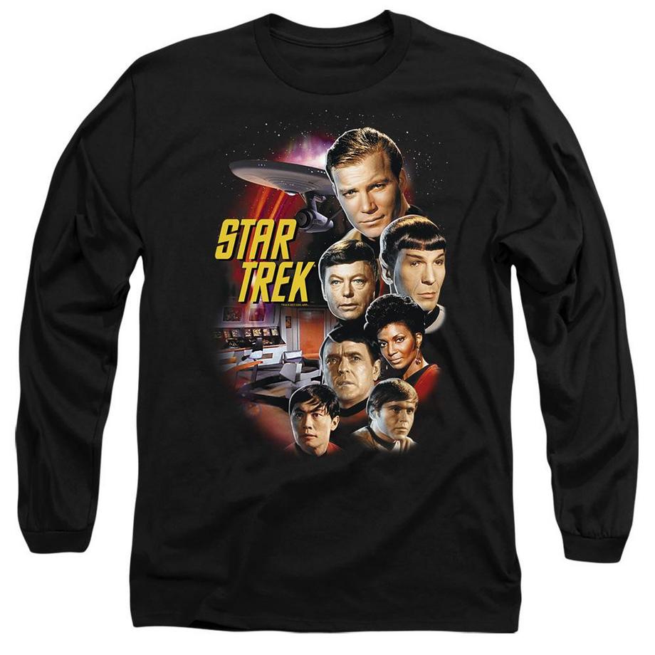 Star Trek Star Trek The Classic Crew T-Shirt Manches Longues  