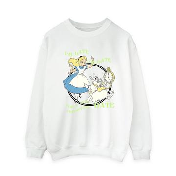 Alice In Wonderland I´m Late Sweatshirt