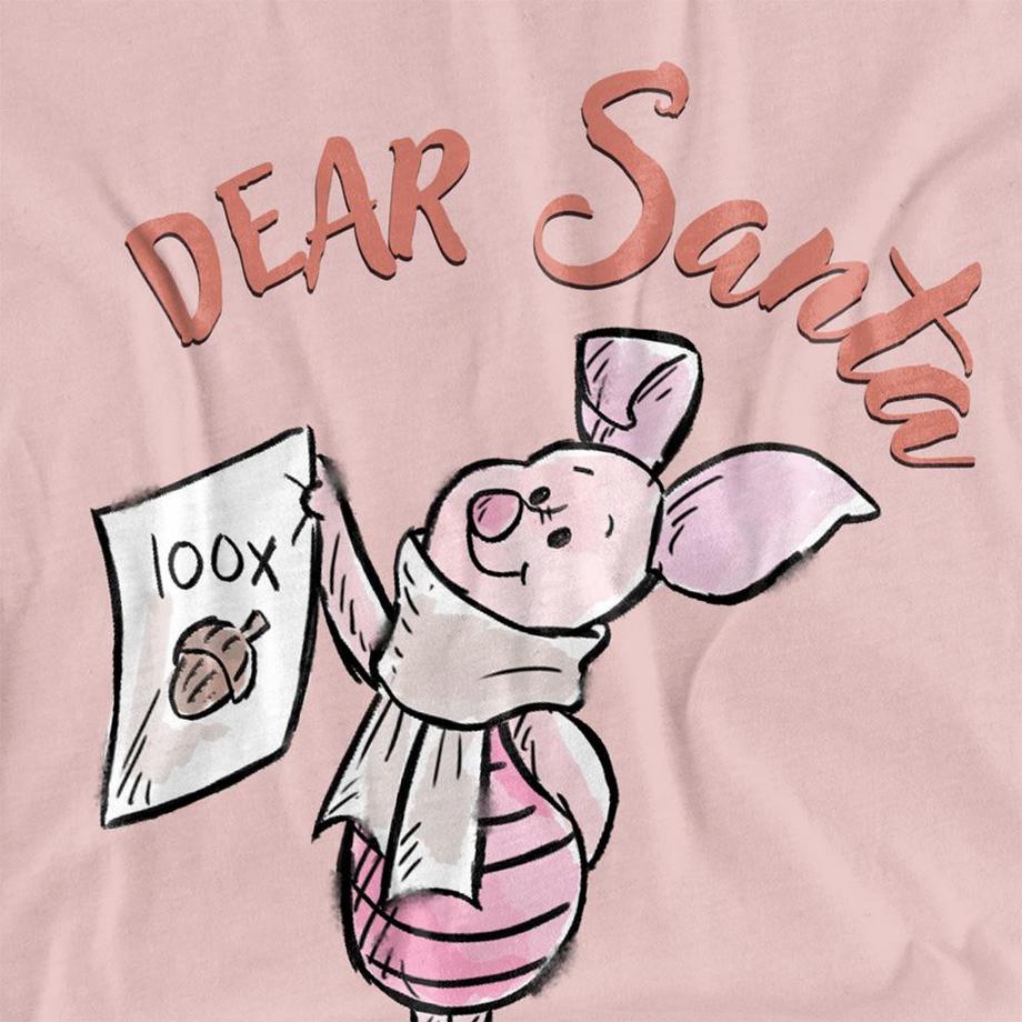 Winnie the Pooh T-shirt Dear Santa avec motif de Noël  