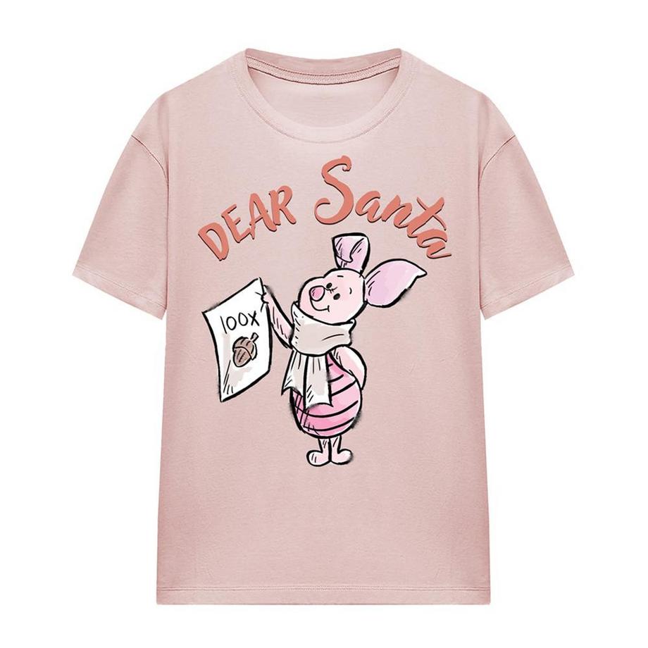 T-ShirtNoël Motif Porcinet Dear Santa