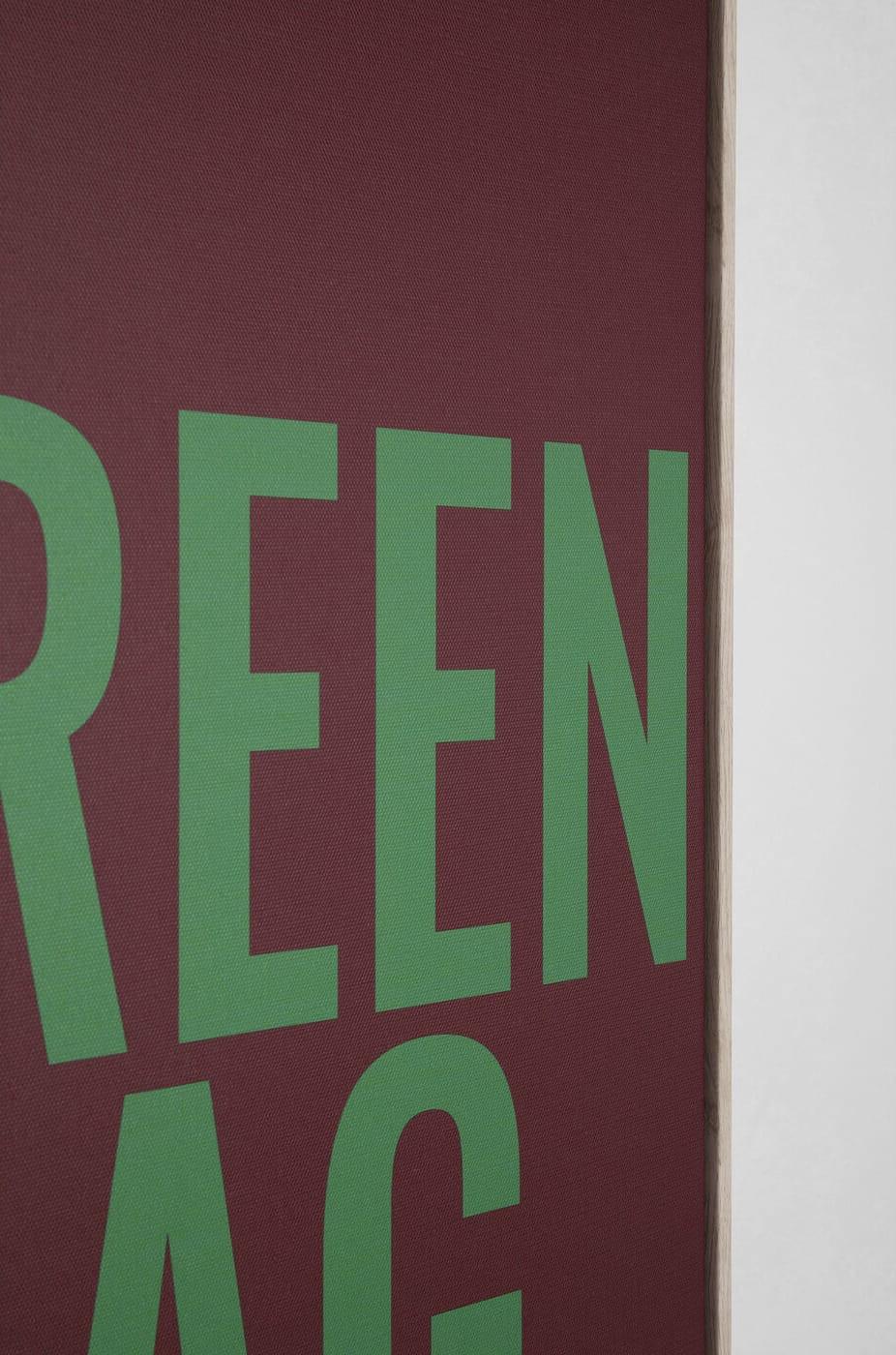 KARE Design Gerahmtes Bild Green Flag 40x60  