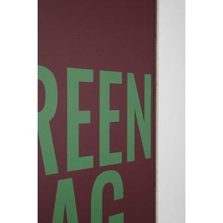 KARE Design Quadro incorniciato Bandiera Verde 40x60  