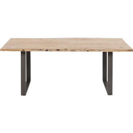 KARE Design Table Harmony acier brut 180x90cm  