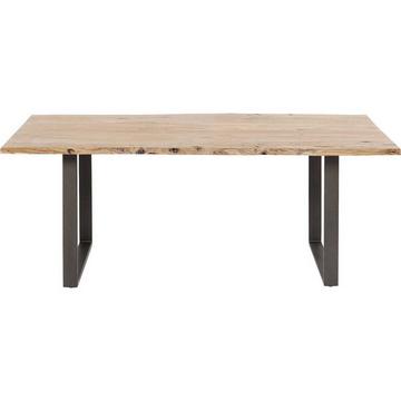 Table Harmony acier brut 180x90cm