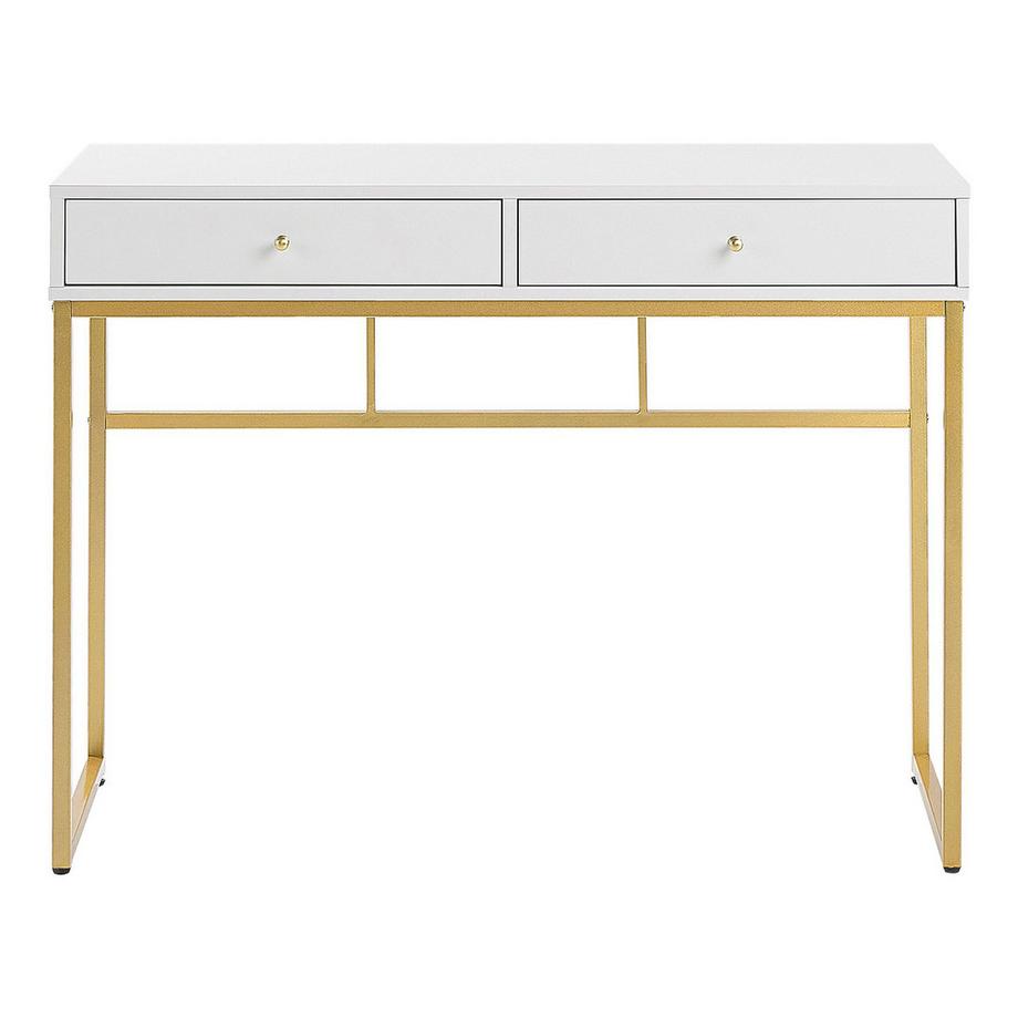 Beliani Schreibtisch aus MDF-Platte Glamourös DAPHNE  