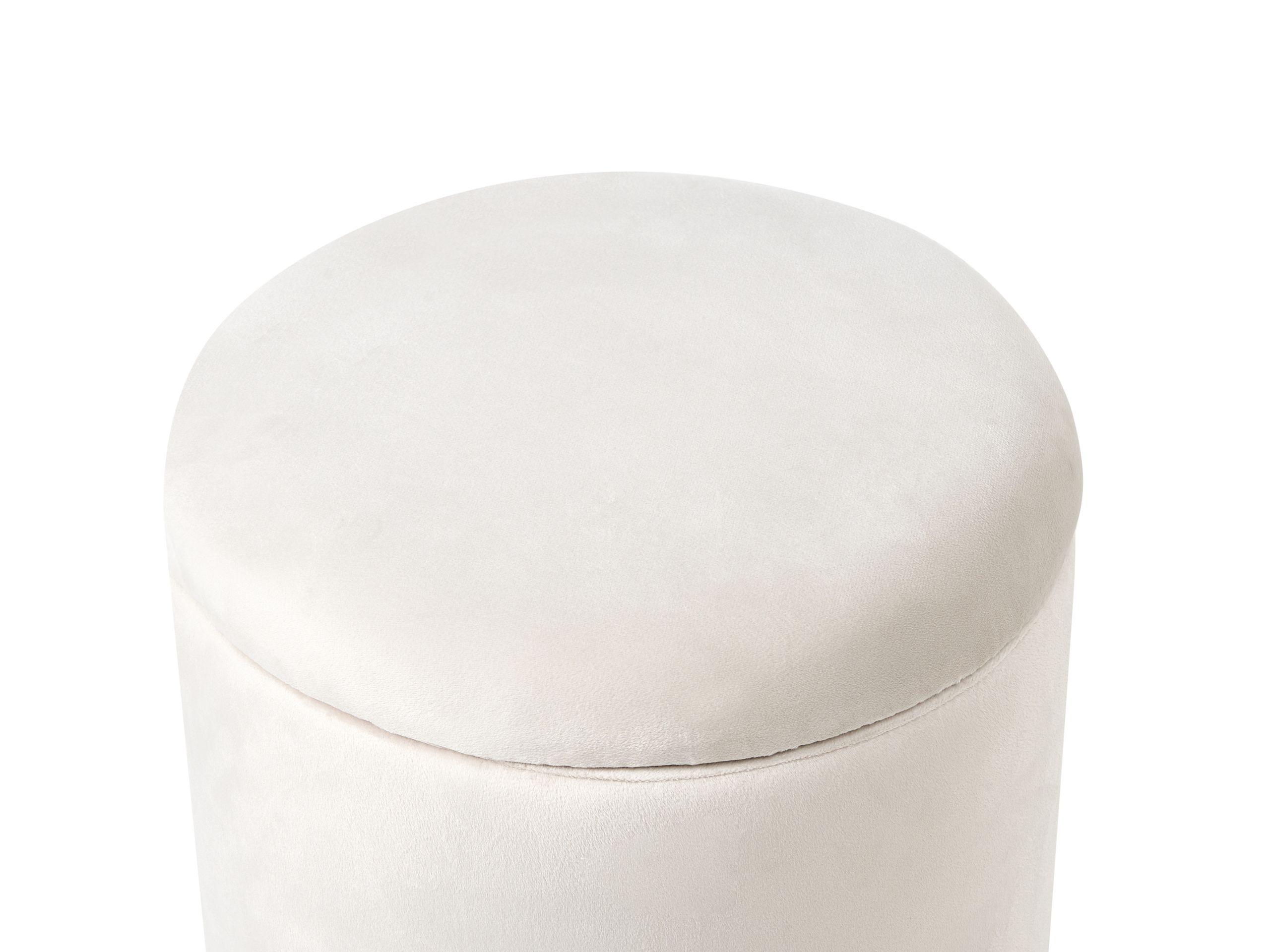 Beliani Pouf contenitore en Velluto Scandinavo WENONA  