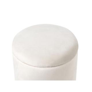 Beliani Pouf contenitore en Velluto Scandinavo WENONA  