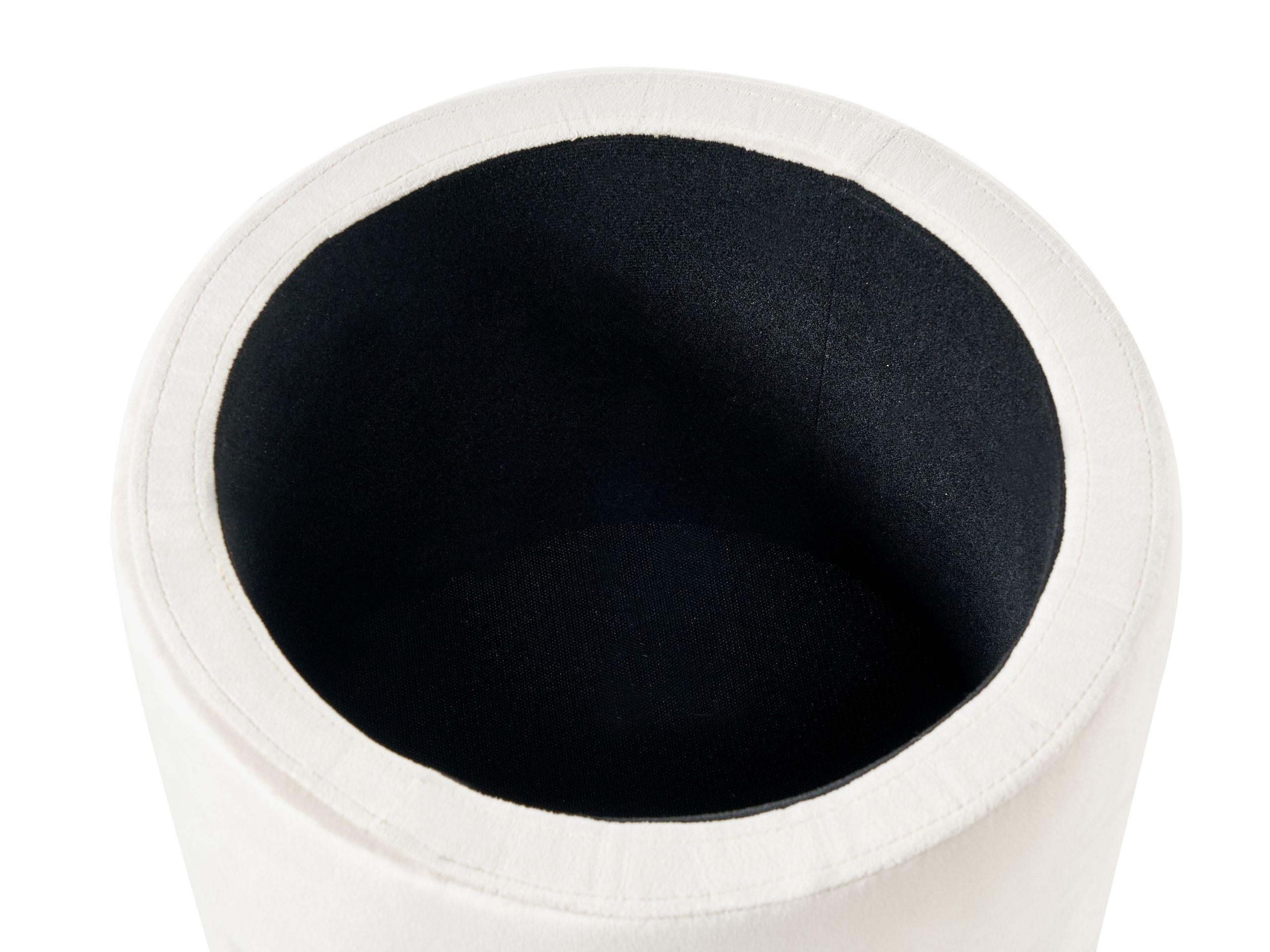 Beliani Pouf contenitore en Velluto Scandinavo WENONA  