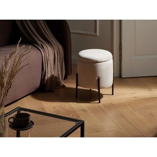 Beliani Pouf contenitore en Velluto Scandinavo WENONA  