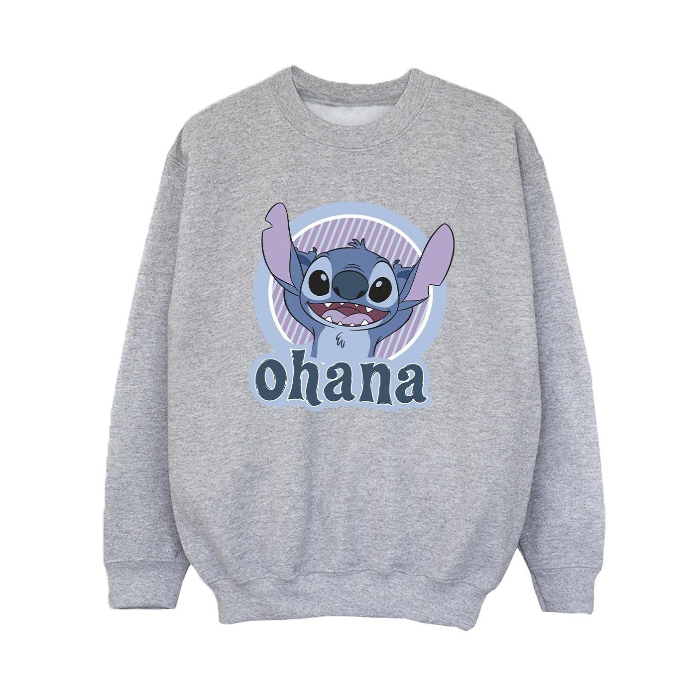 Disney  Lilo And Stitch Ohana Circle Sweatshirt 