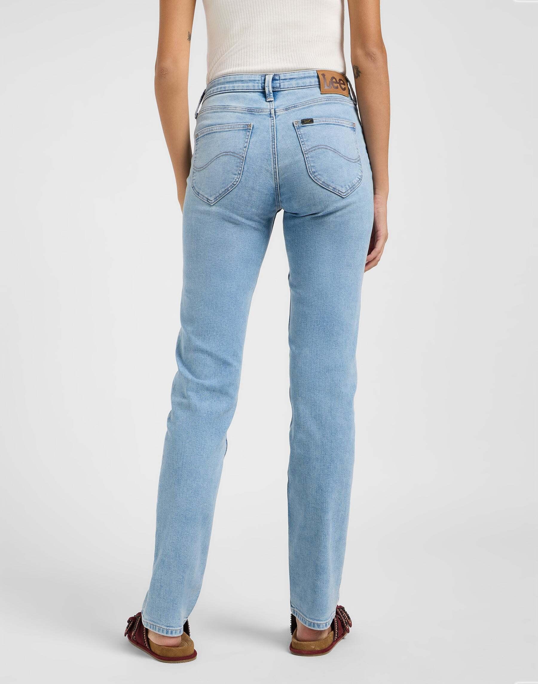 Lee Marion Straight Jeans Light Azul  