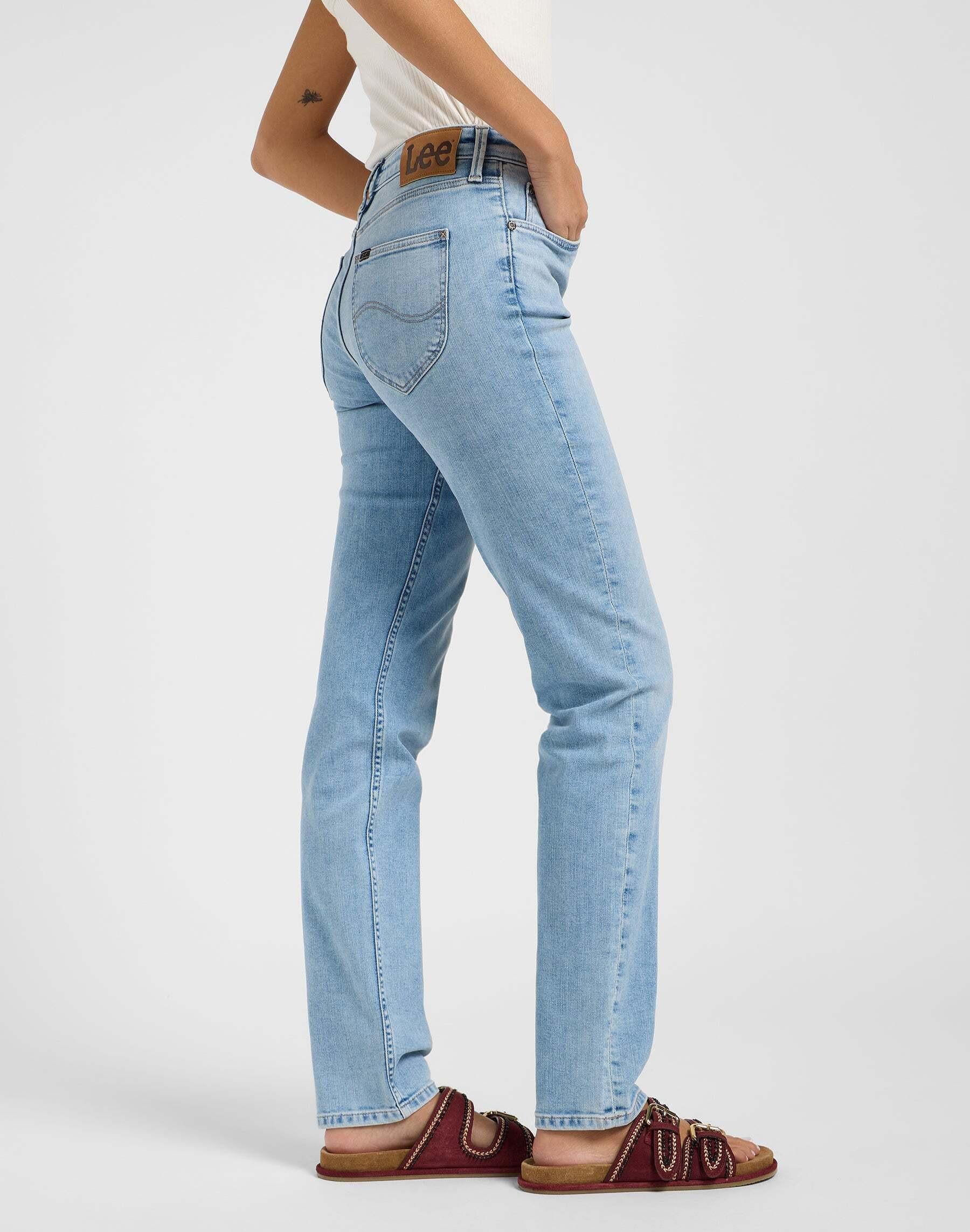 Lee Marion Straight Jeans Light Azul  