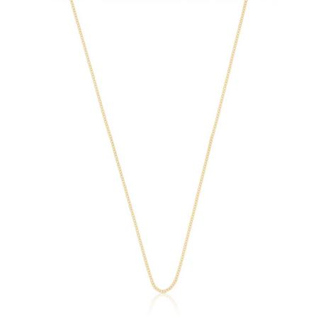 MUAU Schmuck  Collier Rundanker Gelbgold 375, 1.3mm, 50cm 