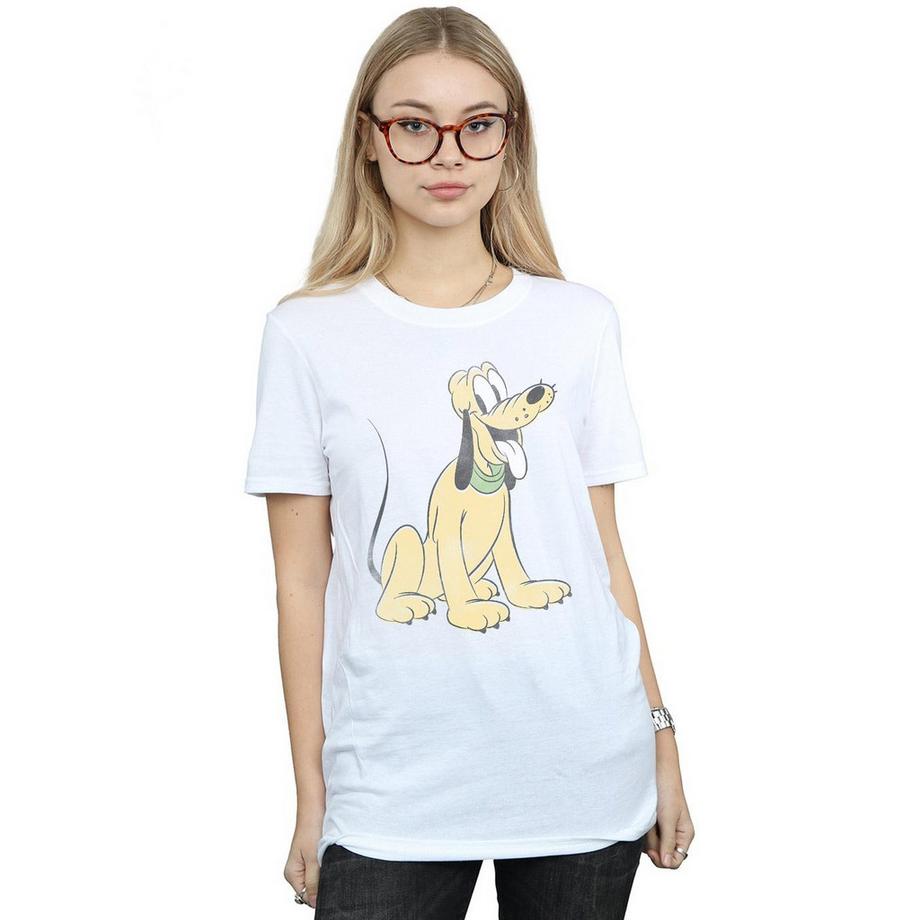 Disney Pluto Character Print T-Shirt  