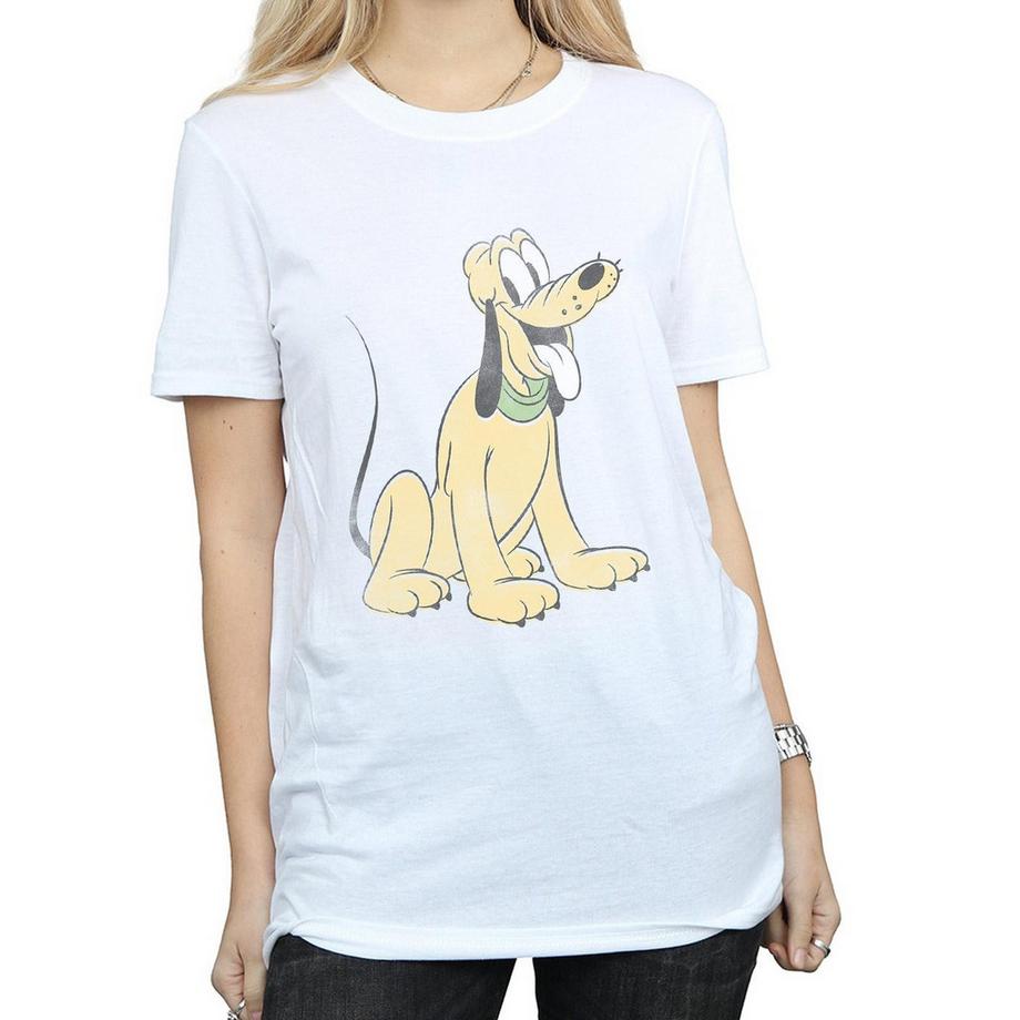 Disney Pluto Character Print T-Shirt  