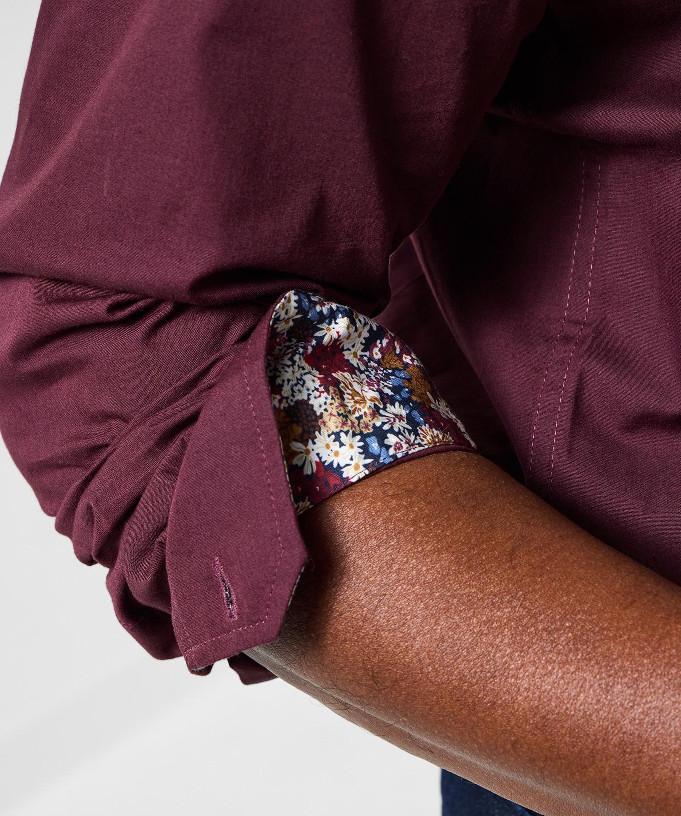 Joe Browns Camicia doppio colletto con bordo floreale  