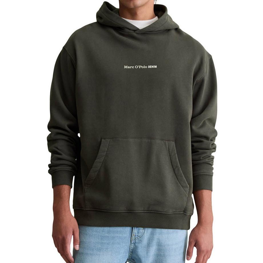 Marc O'Polo Denim Sweat-shirt  Pack de 1 Confortable à porter-Hoodie, LSL Print, Relaxed Fit  