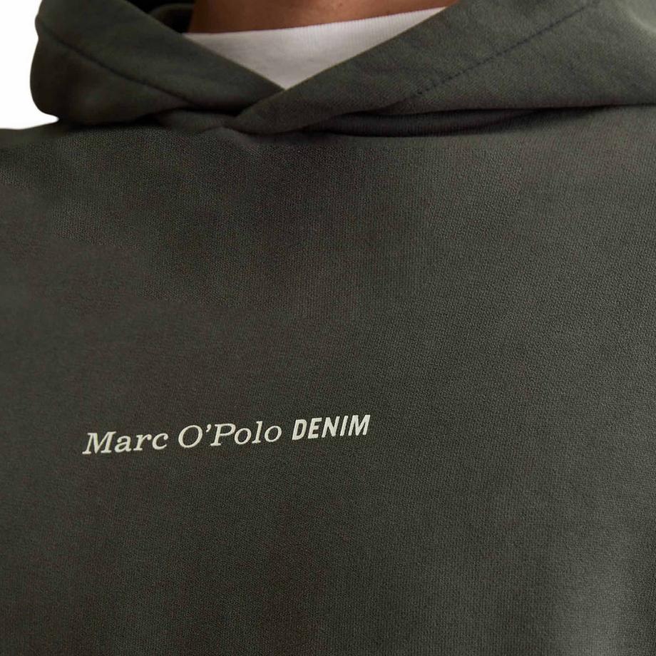 Marc O'Polo Denim Sweat-shirt  Pack de 1 Confortable à porter-Hoodie, LSL Print, Relaxed Fit  