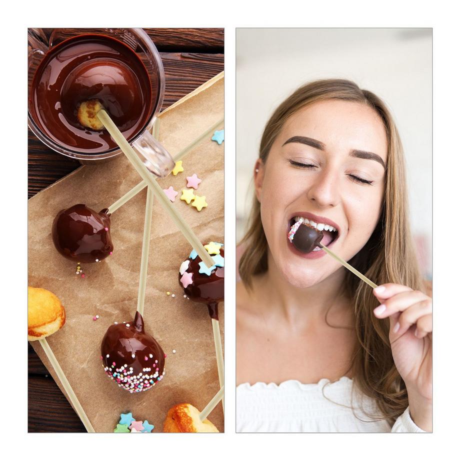 B2X Bastoncini di bambù per dolci - 1000 pezzi  