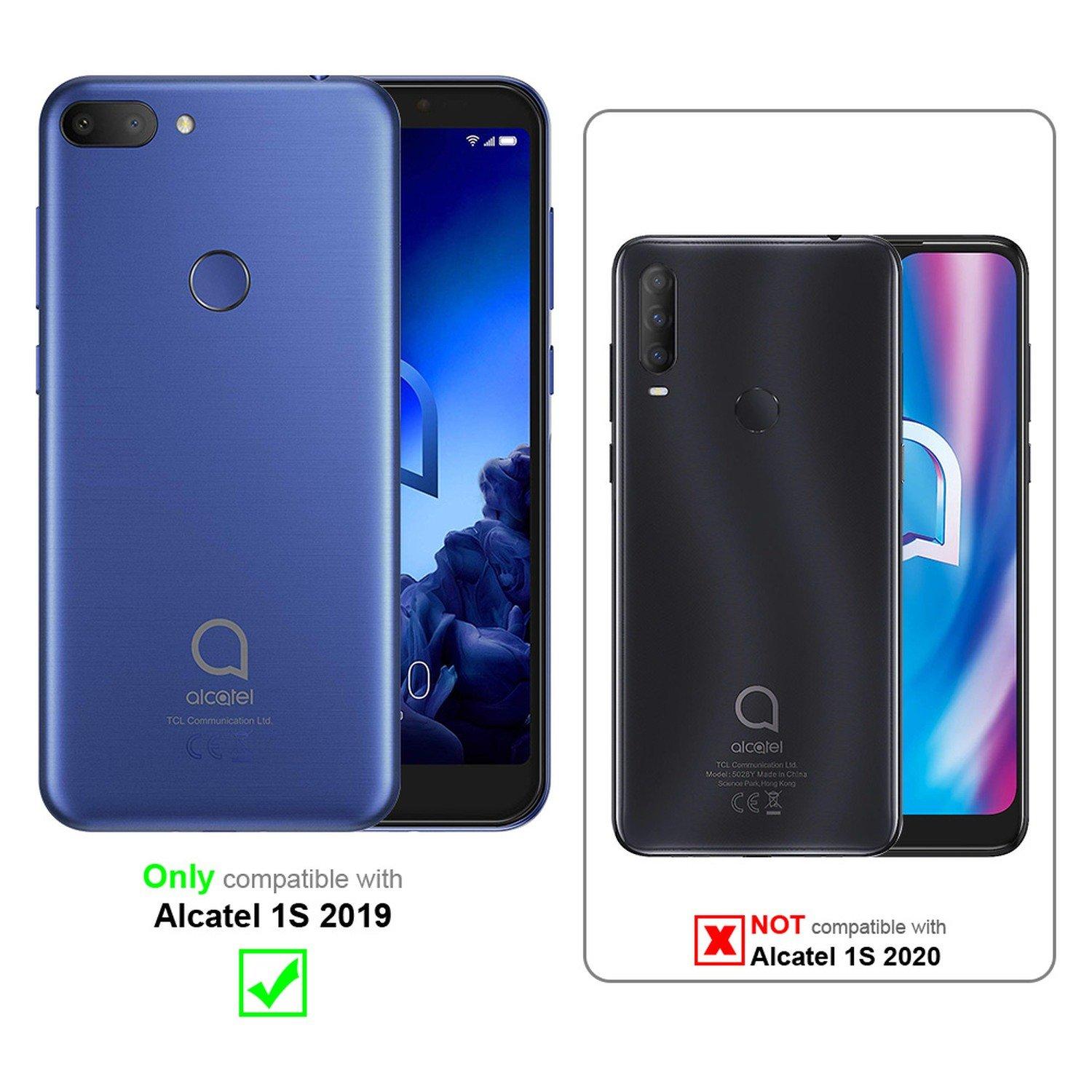 Cadorabo  Hülle für Alcatel 1S 2019 Magnetverschluss, Kartenfach 