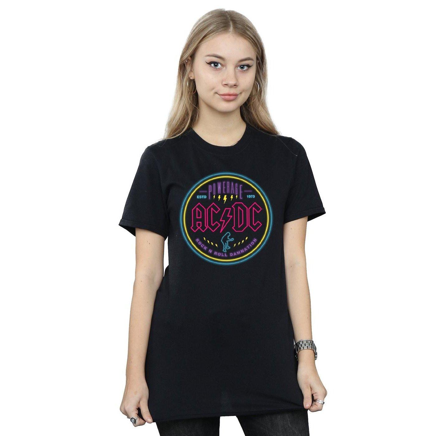 AC/DC  ACDC Circle Neon TShirt 