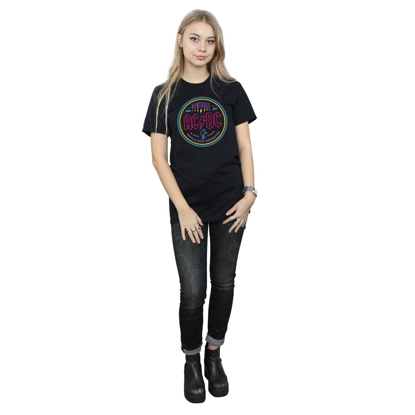 AC/DC  ACDC Circle Neon TShirt 