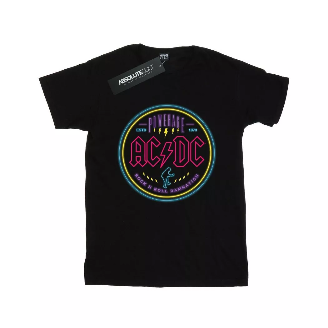 AC/DC - ACDC TShirt, für Damen, Schwarz, Größe XL
