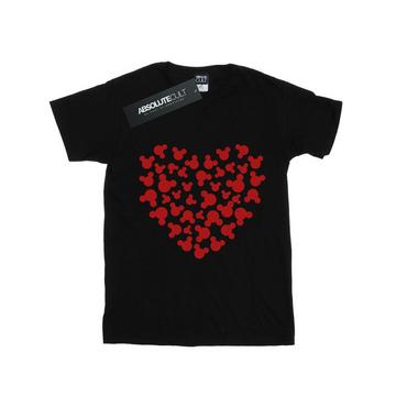Tshirt MICKEY MOUSE HEART SILHOUETTE