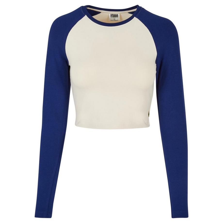 maglietta bio a maniche lunghe da retro baseball