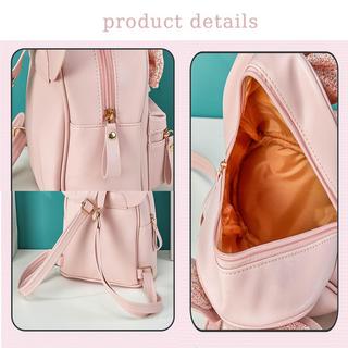 Only-bags.store Sac à dos mini léger avec noeud papillon et porte-clés  