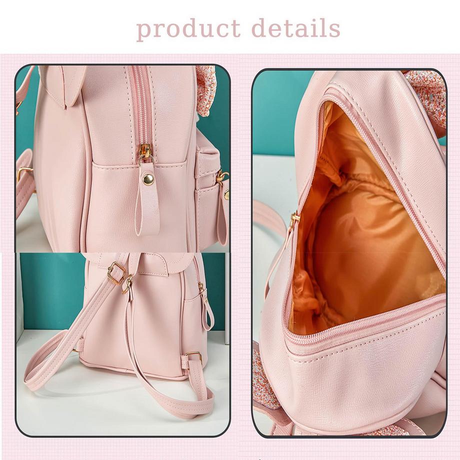 Only-bags.store Niedlicher Fliege Mini Leichter Rucksack mit Schlüsselanhänger Daypack  