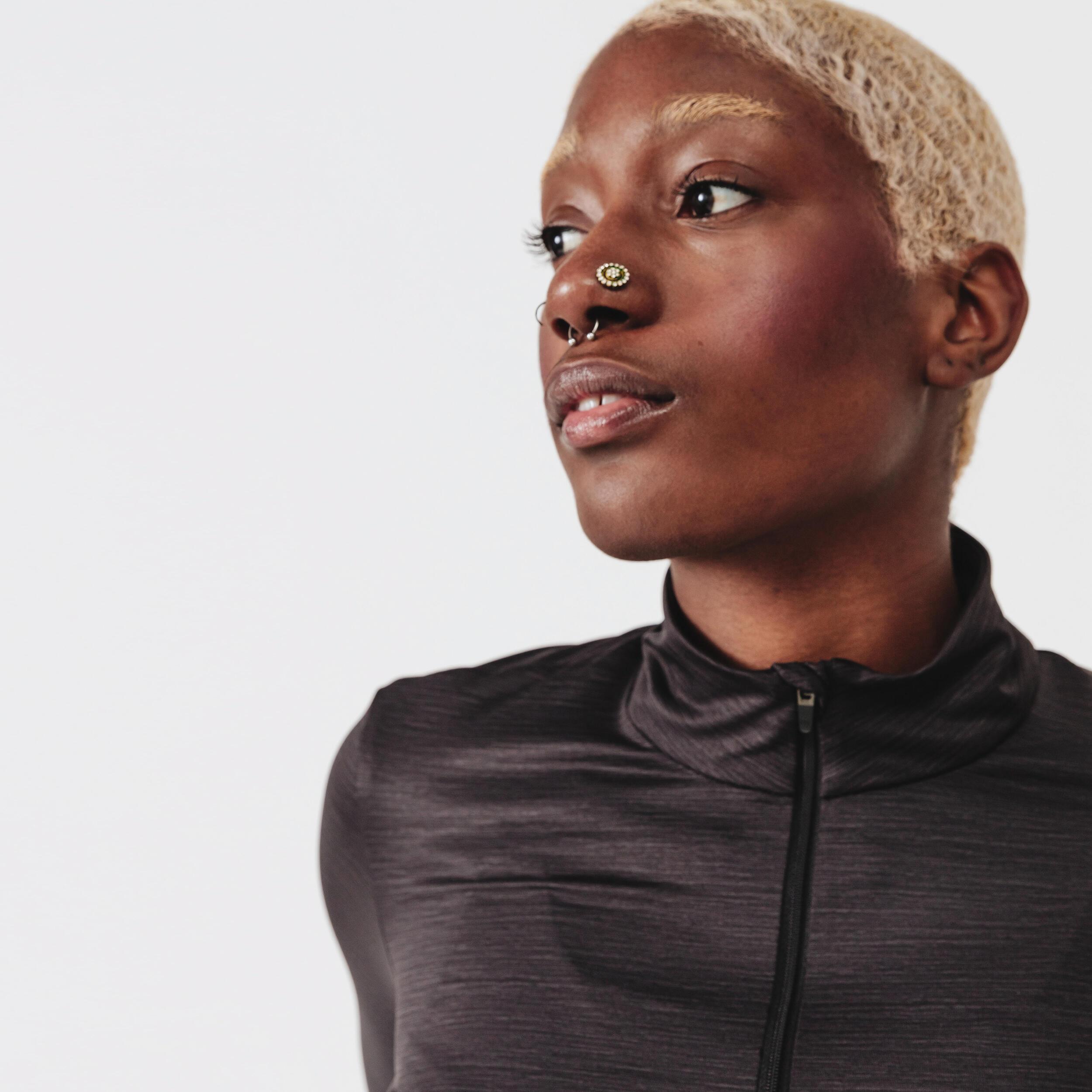 KALENJI  Maglia maniche lunghe donna traspirante - Run 500 Dry sintetico 