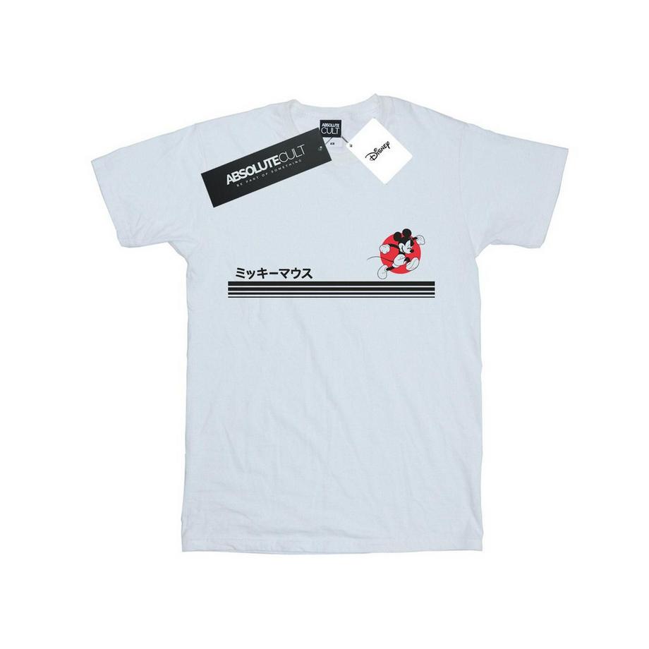 Disney Mickey Mouse T-Shirt Testo Giapponese  