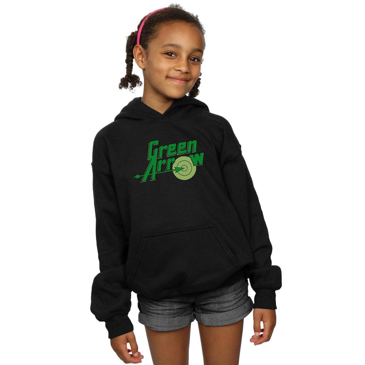 DC COMICS  Green Arrow Text Logo Kapuzenpullover 