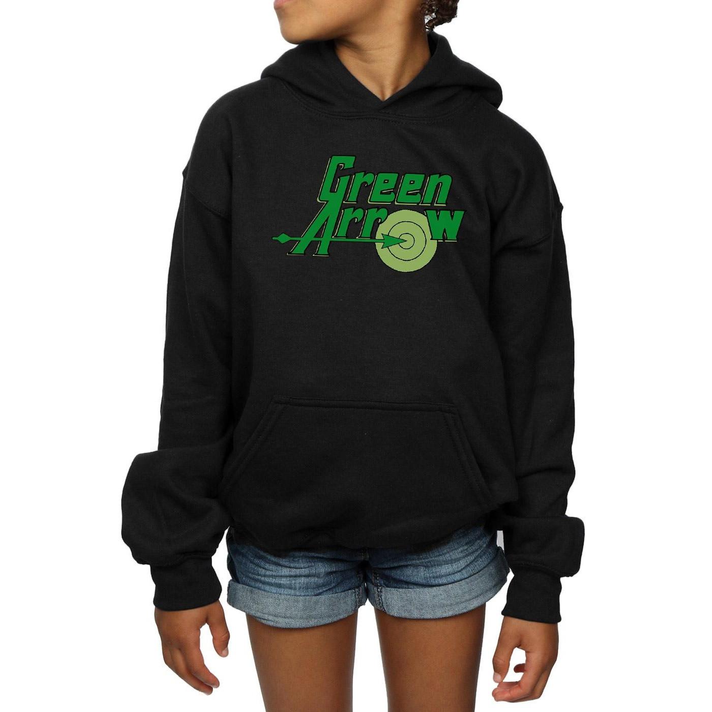 DC COMICS  Green Arrow Text Logo Kapuzenpullover 