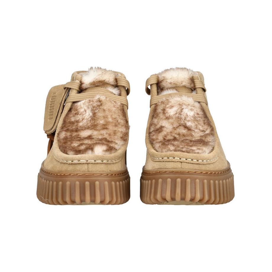 Clarks Veloursleder Stiefeletten mit Plateausohle  