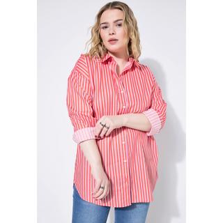 Studio Untold Oversized gestreifte Hemdbluse  