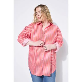 Studio Untold Oversized gestreifte Hemdbluse  