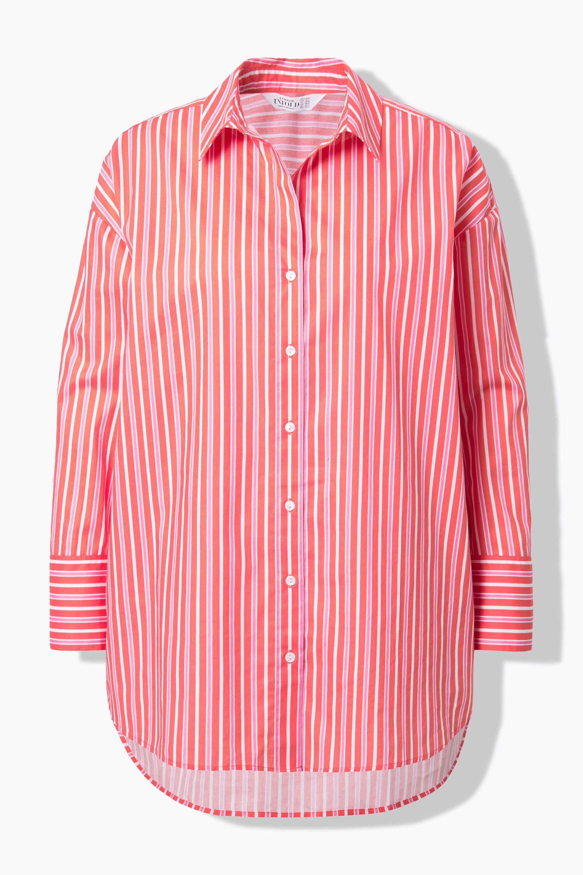 Studio Untold Oversized gestreifte Hemdbluse  