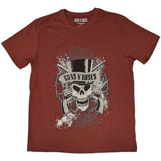 Guns N Roses Faded Totenkopf Grafikdruck T-Shirt  